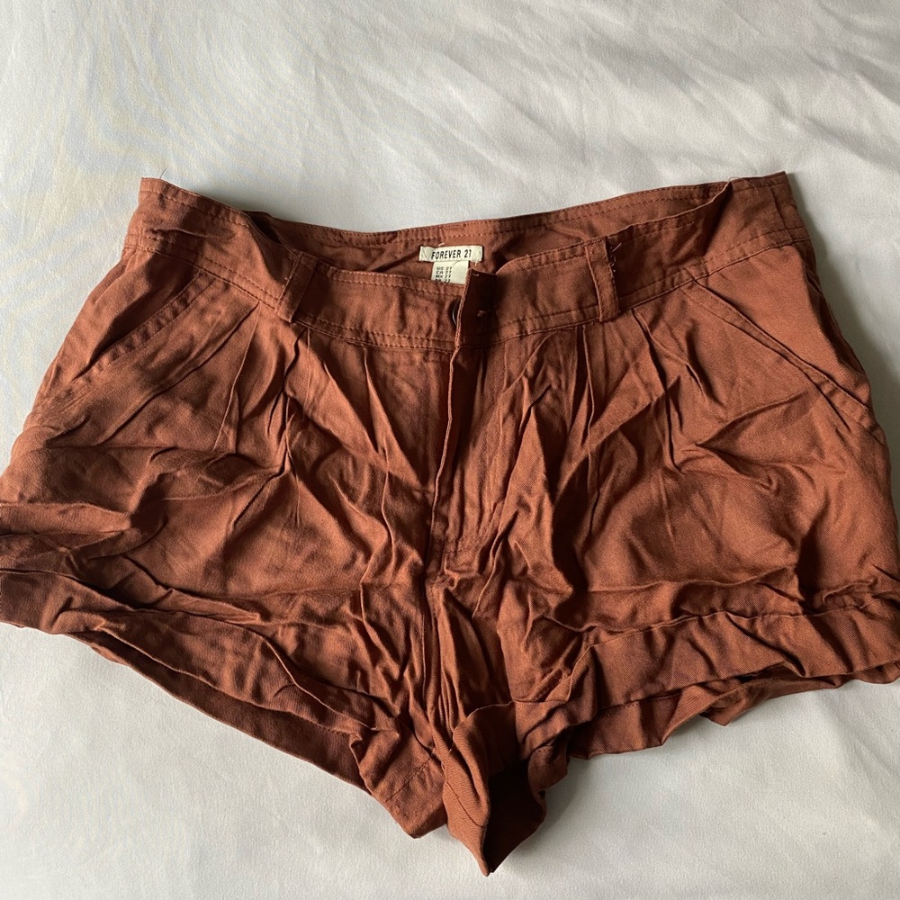 Burnt orange shorts